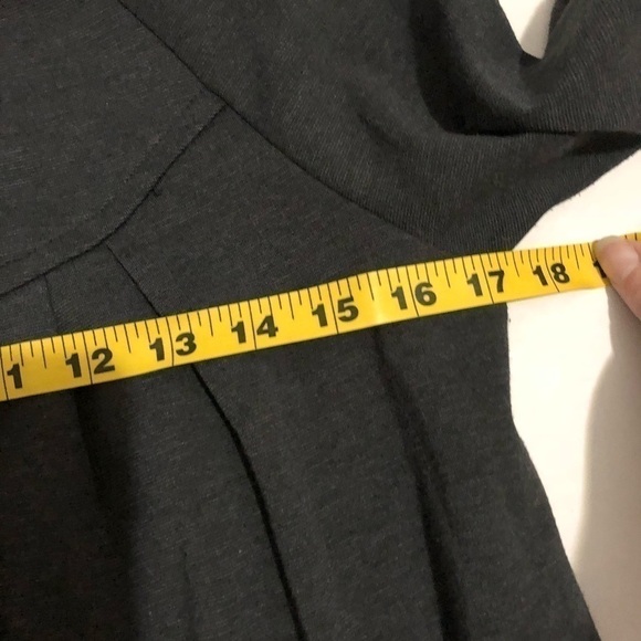 Spring + Mercer Long Sleeve Dress Small Gray Women - Picture 7 of 7